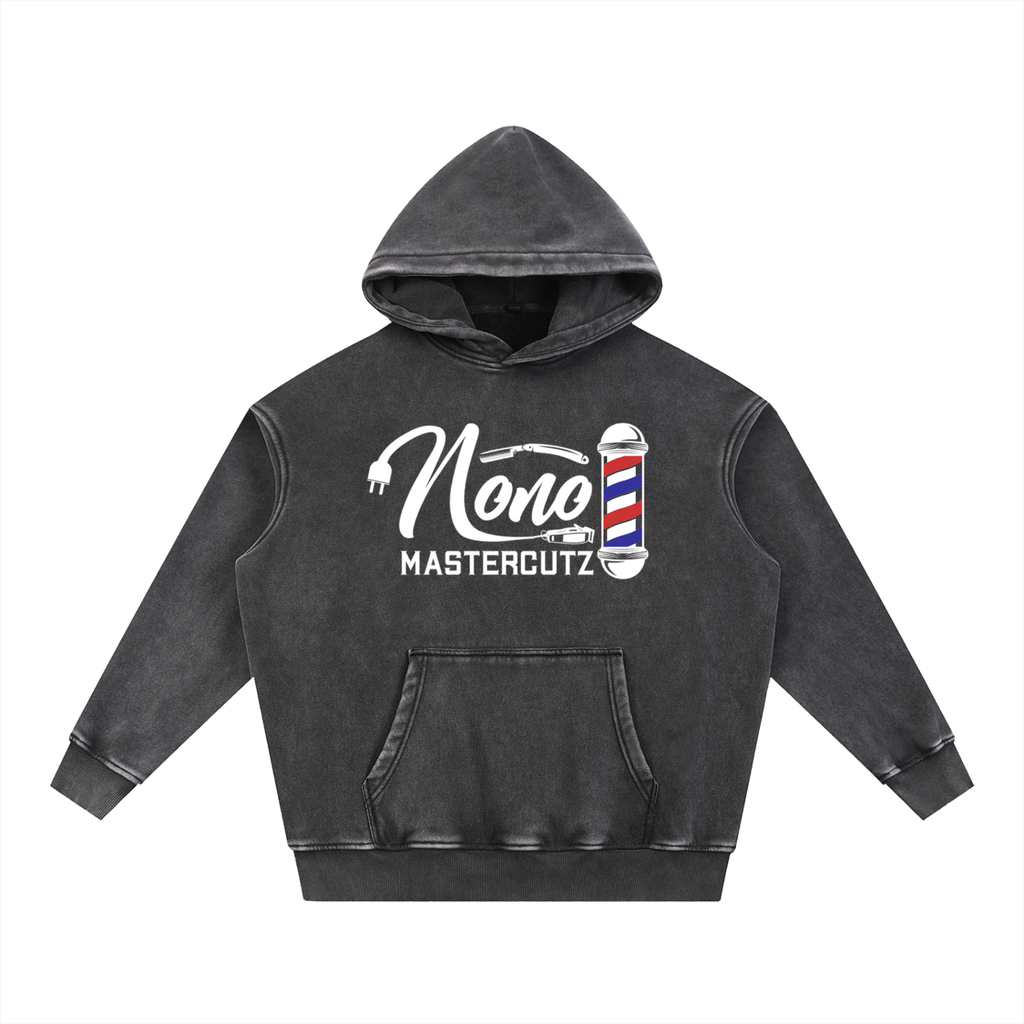 Snow Wash Fleece Oversize Hoodie